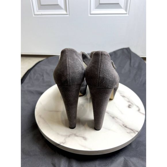 Michael Michael Kors Haven Ankle Strap Dark Slate Suede Platform SZ 10M:NWOT - Picture 6 of 16